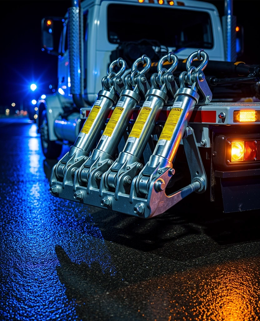 Technical equipment and hydraulics detail